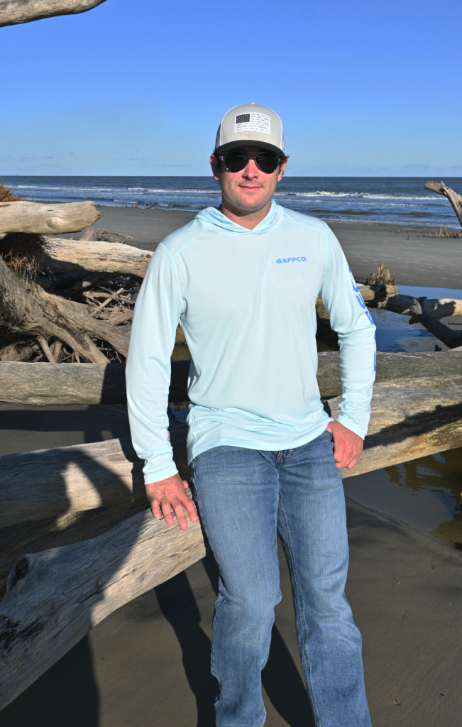 arctic blue hoodie front beaufort
